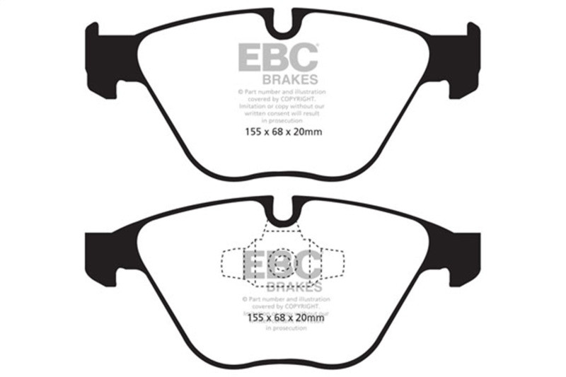 EBC Red Stuff Front Brake Pads for 13+ BMW X1 2.0L Turbo 28i - DP31512C