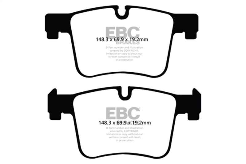 EBC Red Stuff Front Brake Pads for 11+ BMW X3 2.0 Turbo F25 - DP32105C