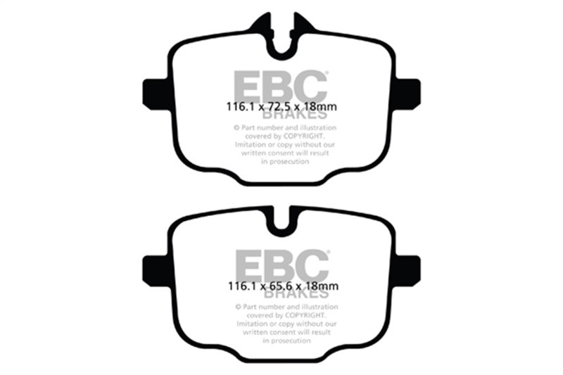 EBC Yellow Stuff Rear Brake Pads for 12+ BMW M5 F10 Twin Turbo 4.4L - DP42089R