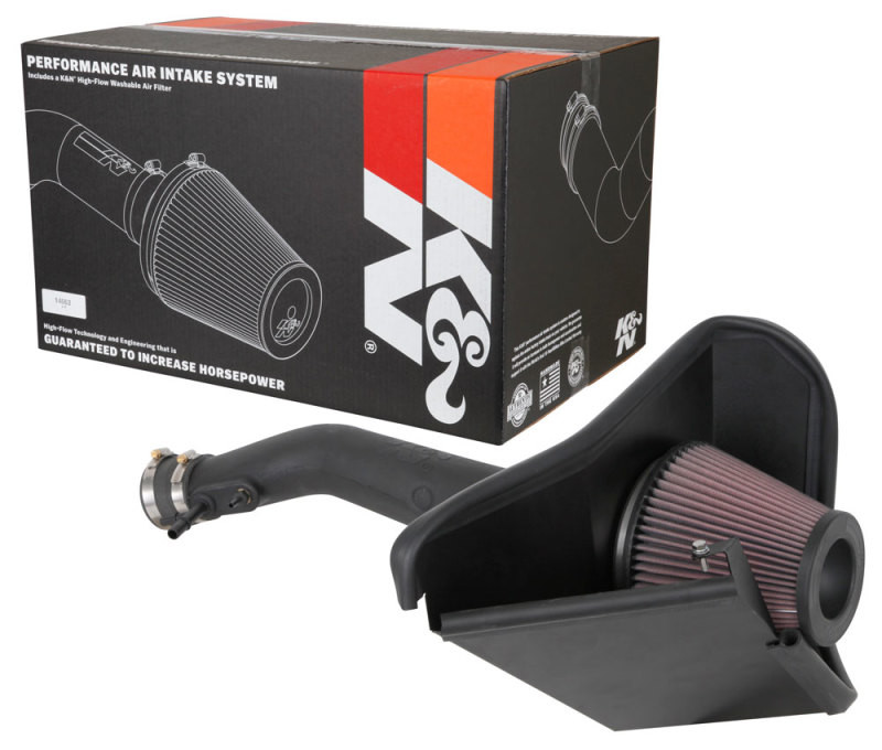 K&N 63 Series AirCharger Performance Intake for 17-18 Ford Edge L4-2.0L F/I