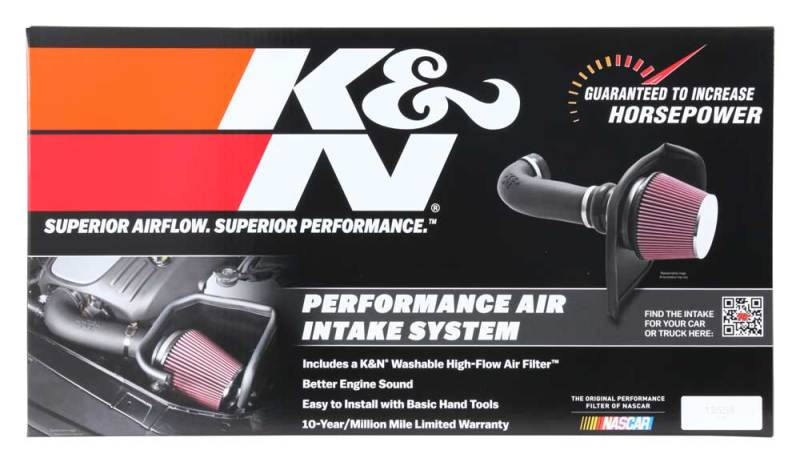 K&N Performance Air Intake Kit for 19-20 Jeep Cherokee L4-2.4L