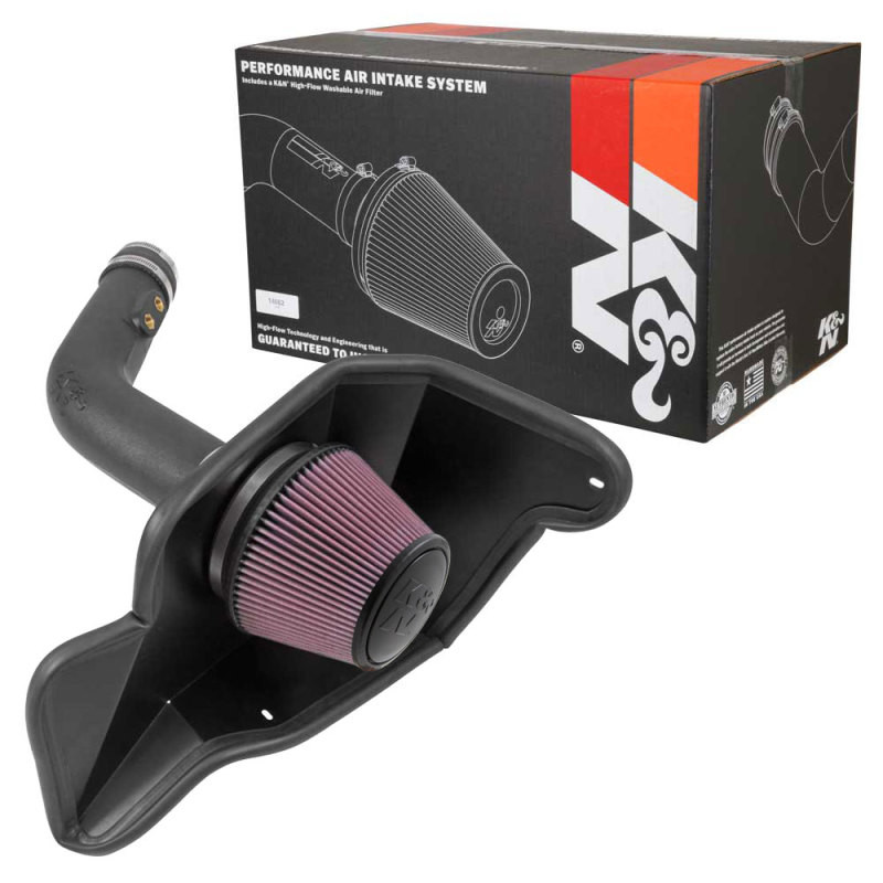 K&N Performance Intake Kit for 15-17 Ford Mustang 3.7L V6 F/I