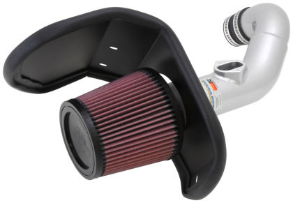 K&N Silver Typhoon Performance Intake for 12 Chevy Sonic 1.4L