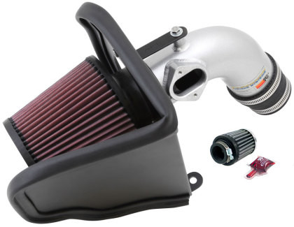 K&N Silver Typhoon Cold Air Intake for 12 Chevy Sonic 1.8L
