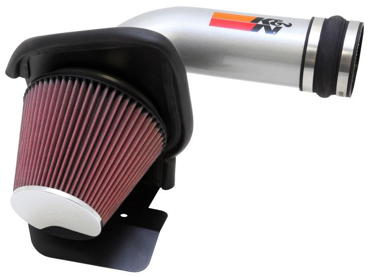 K&N Silver Typhoon Cold Air Intake for 11 Ford Taurus SHO 3.5L V6
