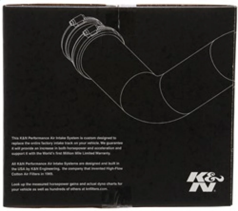 K&N Flat Black Typhoon Short Ram Intake for 06-07 BMW M5 5.0L