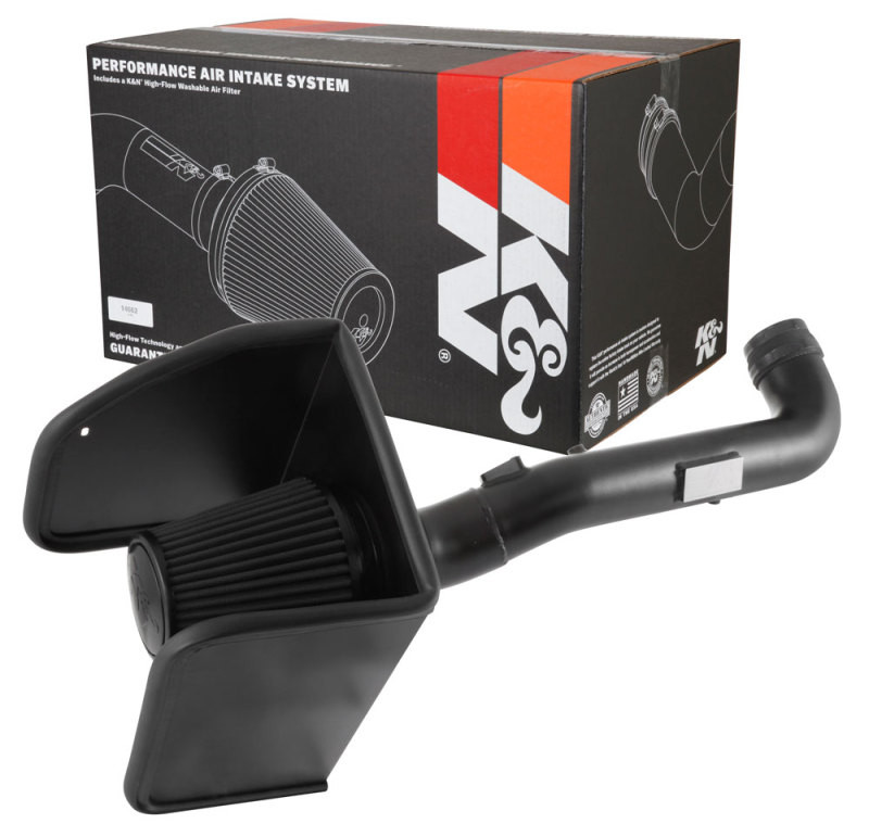 K&N Black Performance Intake Kit for 17-18 Chevrolet Colorado 3.6L V6