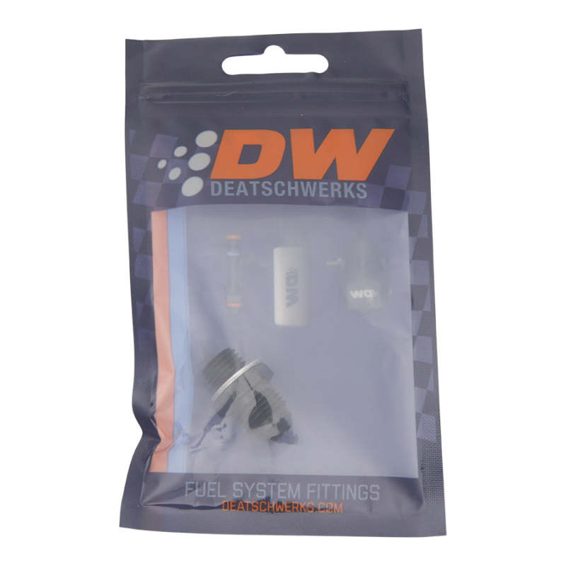 DeatschWerks 6AN Male Flare to M12 X 1.5 Male Metric Adapter (Incl Washer)
