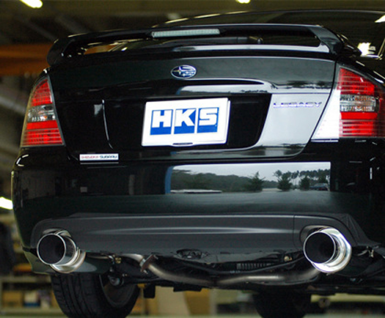 HKS SILENT Hi-Power Exhaust (Rear + Center) for BL5 EJ20 Turbo