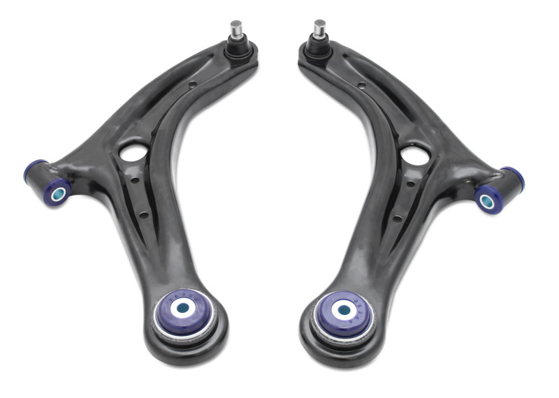 SuperPro Front Lower Control Arm Set w/ Bushings for 14-19 Ford Fiesta ST