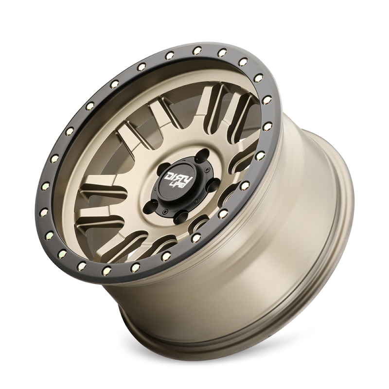 Dirty Life 9309 Canyon Pro 17x9 / 6x139.7 / -12mm / 106mm Hub Satin Gold Wheel