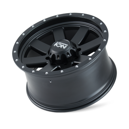 ION Type 134 17x8.5 / 6x139.7 / -6mm / 106mm Matte Black/Black Beadlock Wheel