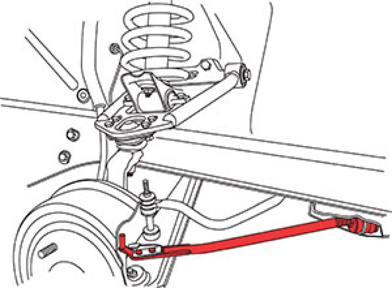 SPC Performance Adj. Caster Rod for 68-73 Ford Mustang