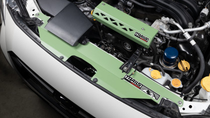 GrimmSpeed TRAILS Radiator Shroud - Green for 2018+ Subaru Crosstrek