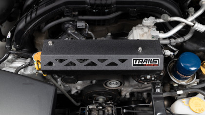 GrimmSpeed TRAILS Pulley Cover - Black for 2018+ Subaru Crosstrek