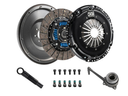 DKM Clutch Sprung Organic MB Clutch w/Steel FW for 2.0 VW/Audi A3 FSI 6 Bolt