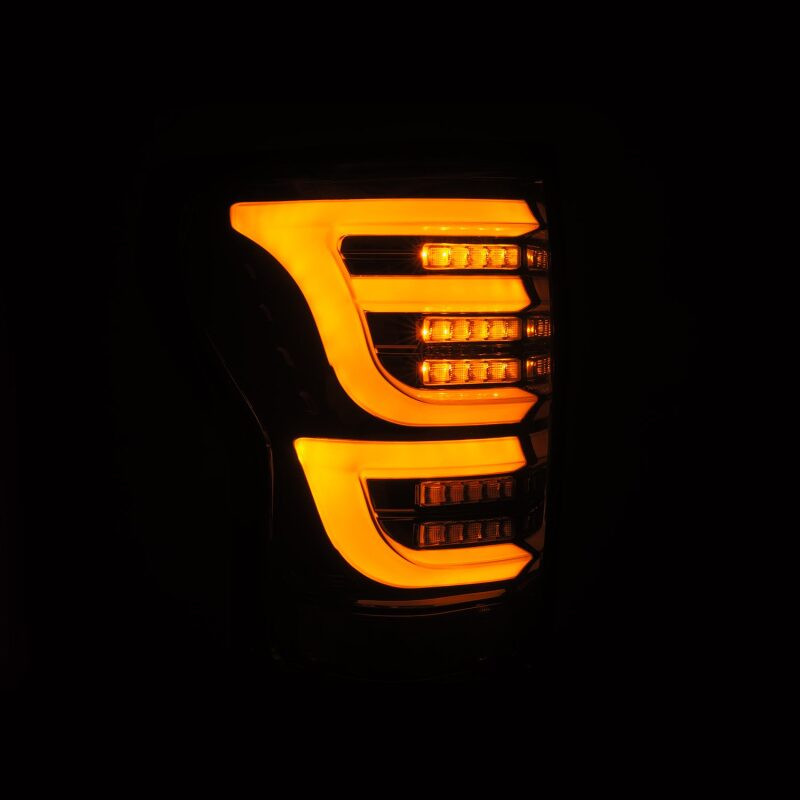 AlphaRex LUXX-Series LED Tail Lights Alpha-Black for 07-13 Tundra