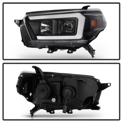 Spyder Signature Projector Headlights - Black for 10-13 Toyota 4Runner