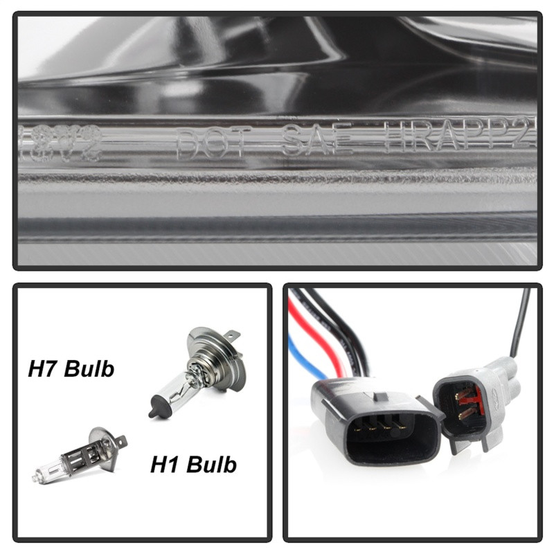 Spyder Signature Proj. Headlights - Chrome for 18-19 Ford F150 (Halogen Model)