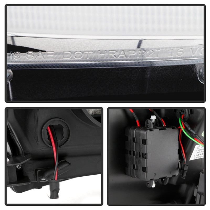 Spyder Signature Projector Headlights- Chrome for 16-18 Toyota Tacoma SR5