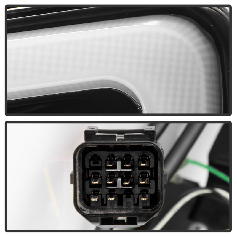 Spyder LED High-Power Headlights-Black for 15-20 WRX