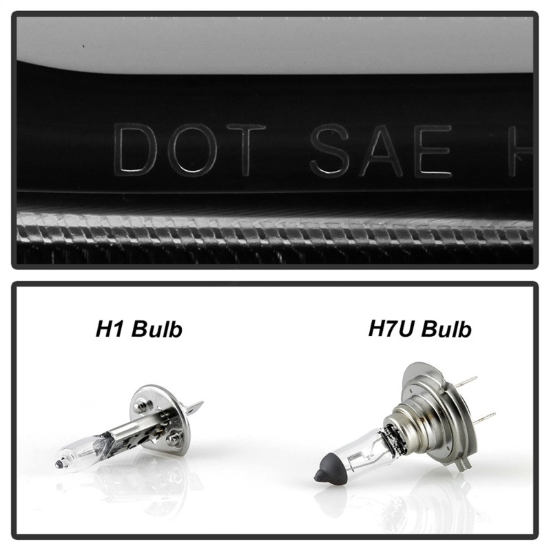 Spyder V2 Projector Headlights - Black for 07-14GMC Yukon / Denali / XL