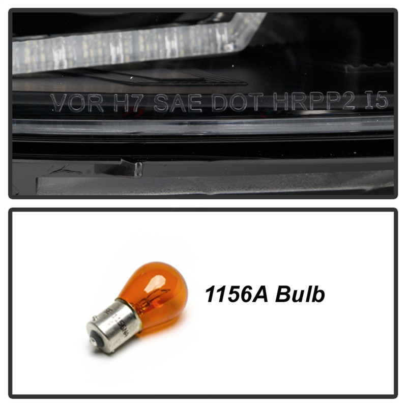 Spyder Projector Headlights - Black for 12-14 BMW F30 3 Series 4DR