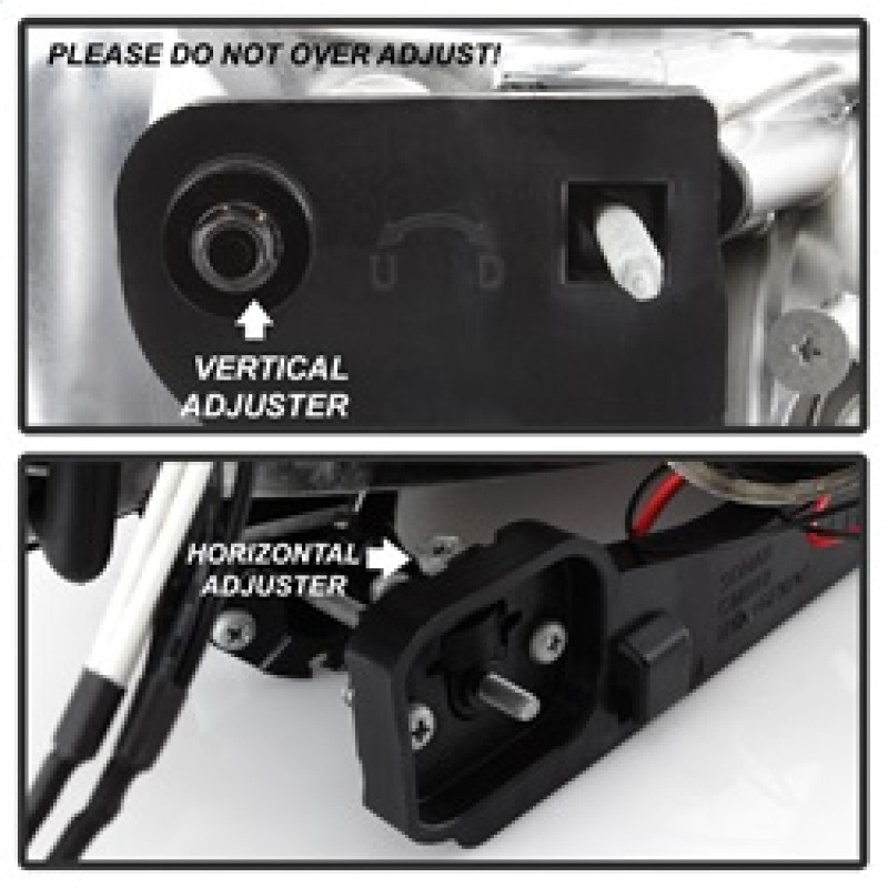 Spyder Projector Headlights LED Halo Black for 98-02 Chevy Camaro