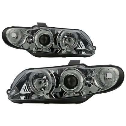 Spyder Projector Headlights LED Halo LED Smoke for 04-06 Pontiac GTO
