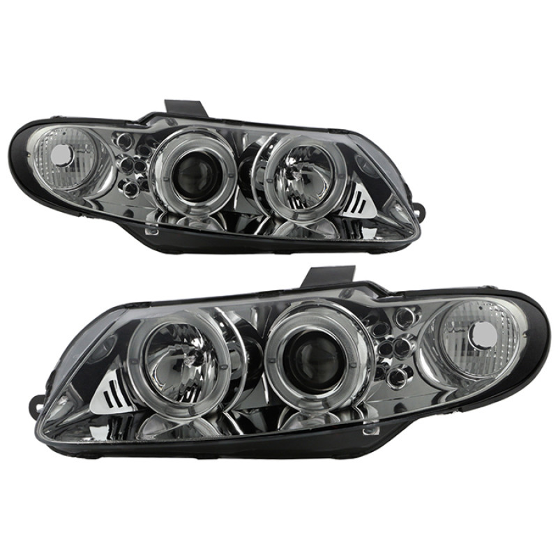 Spyder Projector Headlights LED Halo LED Smoke for 04-06 Pontiac GTO