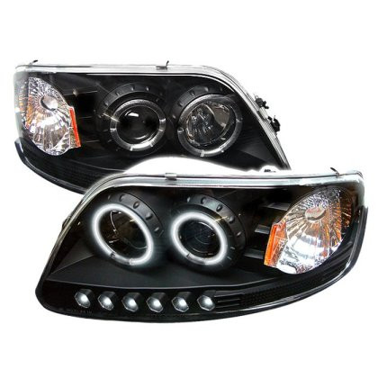 Spyder 1PC Projector Headlights CCFL Halo LED Blk for 97-03 Ford F150