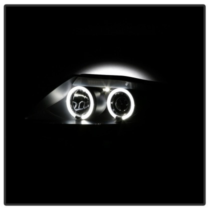 Spyder Projector Headlights LED Halo Black for 03-08 BMW Z4 w/ Halogen
