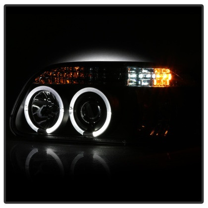 Spyder 1PC Projector Headlights LED Halo Black for 95-01 Ford Explorer