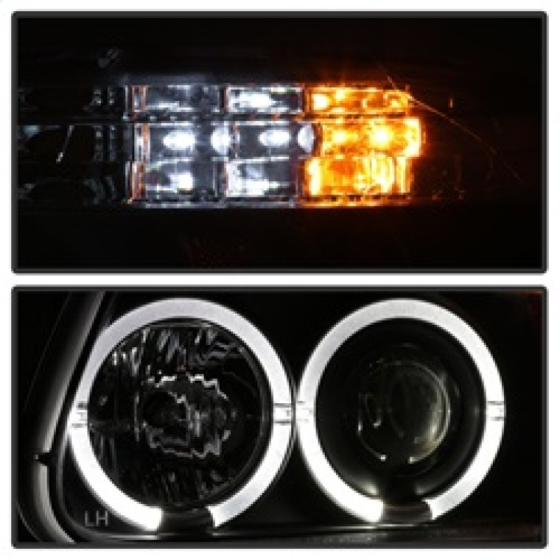 Spyder 1PC Projector Headlights LED Halo Black for 95-01 Ford Explorer