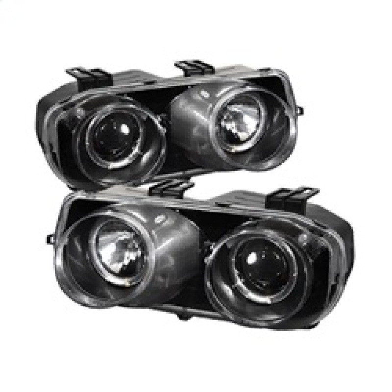 Spyder Projector Headlights LED Halo -Black for 94-97 Acura Integra