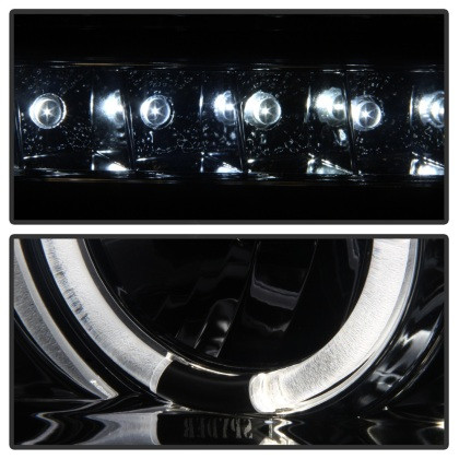 Spyder Projector Headlights LED Halo LED Smoke for 07-13 Toyota Tundra