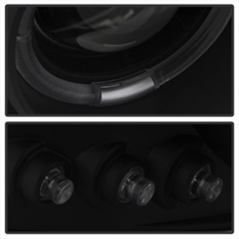 Spyder Projector Headlights LED Halo Black Smoke for 99-06 Sierra 1500/2500