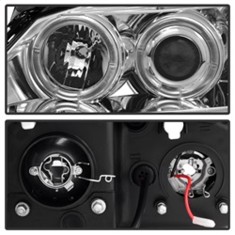 Spyder Projector Headlights LED Halo LED Chrome for 05-08 Pontiac G6 2/4DR