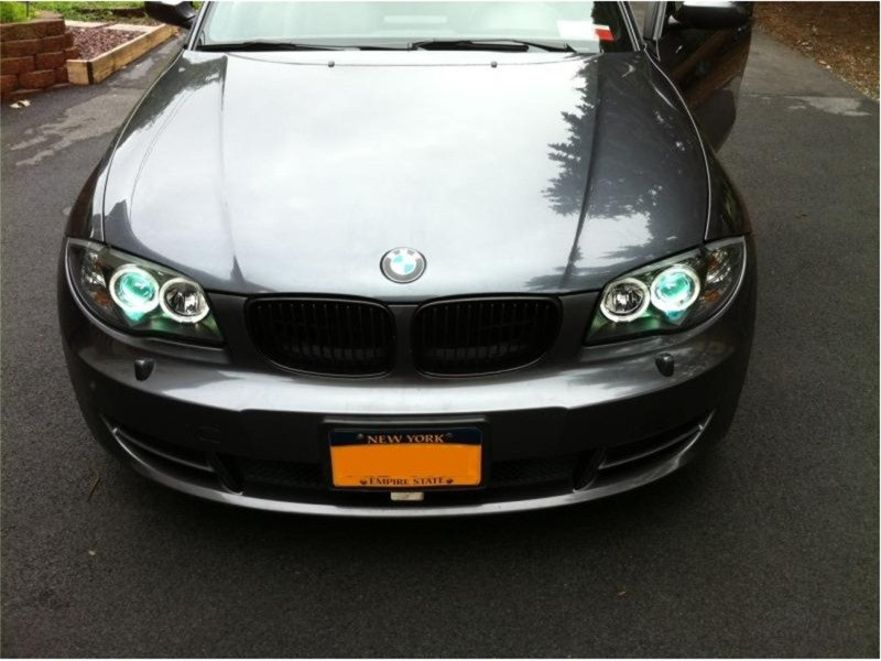 Spyder Projector Headlights LED Halo Black for 08-11 BMW E87 1-Series