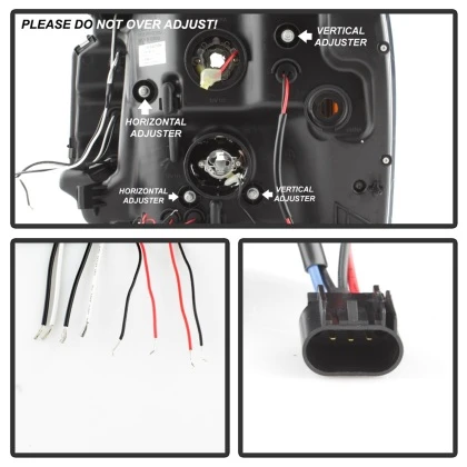 Spyder Projector Headlights LED Halo Smoke for 07-14 GMC Yukon / Yukon Denali