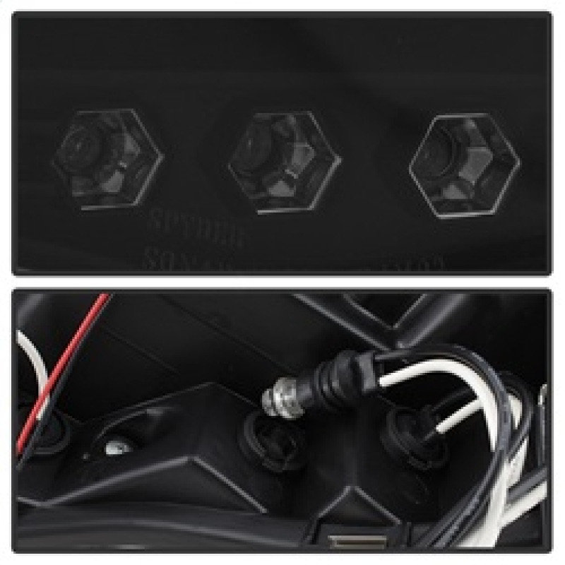 Spyder Projector Headlights LED Halo Black Smoke for 02-05 Dodge Ram 1500