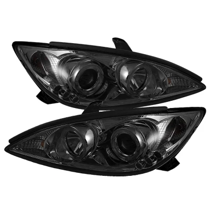 Spyder Projector Headlights LED Halo Smoke for 02-06 Toyota Camry