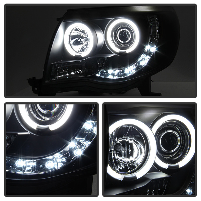 Spyder Projector Headlights CCFL Halo LED Black Smoke for 05-11 Toyota Tacoma