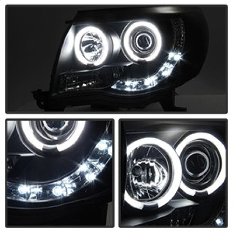 Spyder Projector Headlights CCFL Halo LED Black Smoke for 05-11 Toyota Tacoma