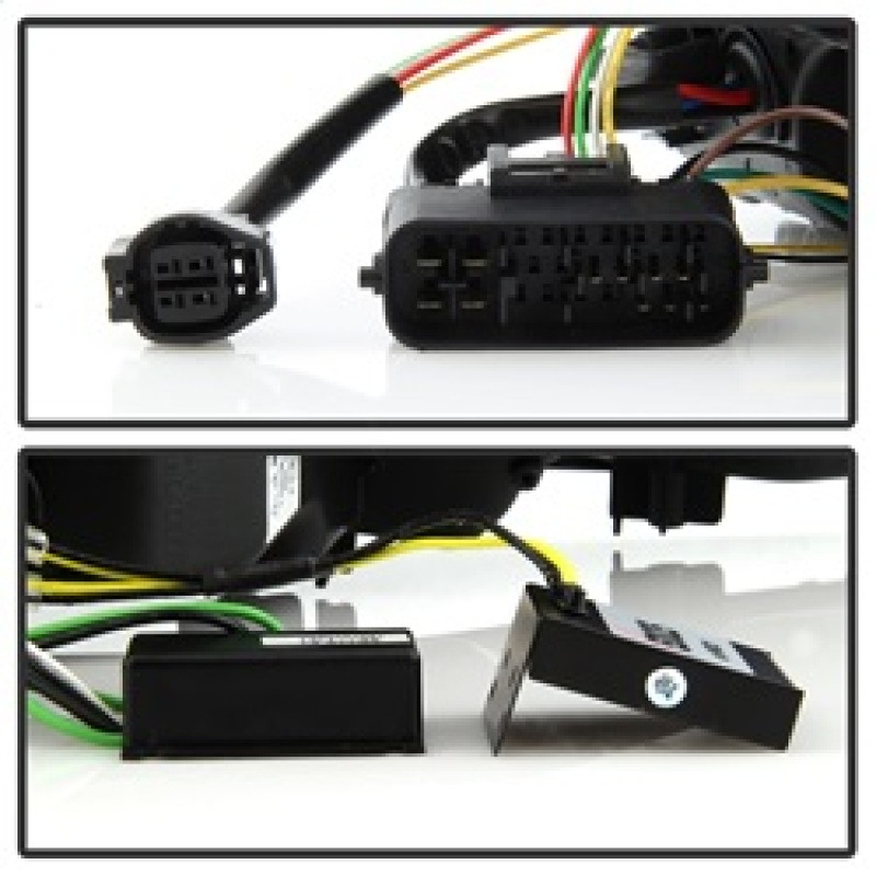 Spyder Projector Headlights DRL Black Smoke for 2006-2010 Lexus IS 250/350