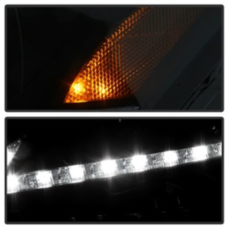 Spyder Projector Headlights DRL Black Smoke for 2006-2010 Lexus IS 250/350