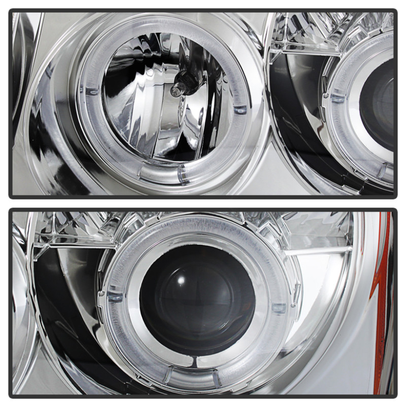 Spyder Projector Headlights LED Halo Chrome for 05-07 Jeep Grand Cherokee