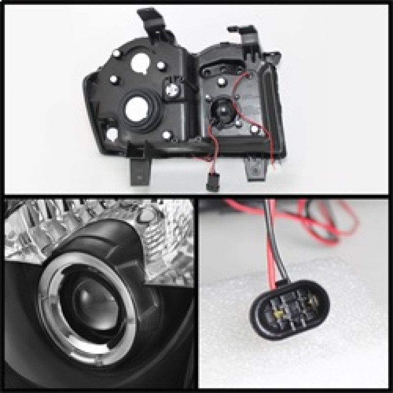Spyder Projector Headlights LED Halo Black for 08-10 Jeep Grand Cherokee