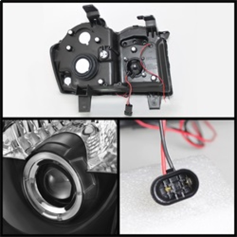 Spyder Projector Headlights LED Halo Black for 08-10 Jeep Grand Cherokee