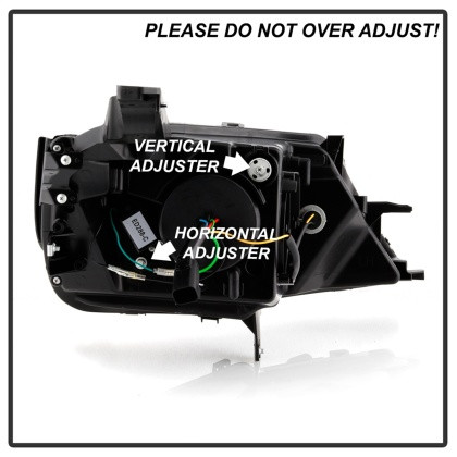 Spyder Projector Headlights Black for 14-19 Chevrolet Impala